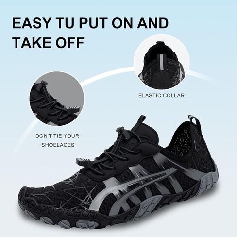 ELETON Barefoot Shoes Women Men Hiking Water Shoes Wide Toe Box Zero Drop in Kuwait