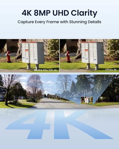 REOLINK 4K 8MP 180° Panoramic Outdoor Security Camera, Dual-Lens Elite WiFi in Saudi Arabia