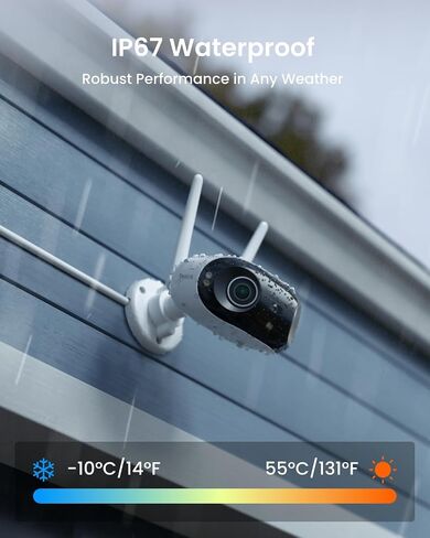 REOLINK 4K 8MP 180° Panoramic Outdoor Security Camera, Dual-Lens Elite WiFi in Saudi Arabia