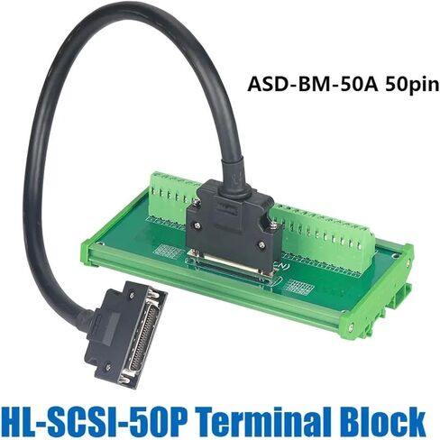 1pc HL-SCSI-50P(CN) for ASD-A2 AB Series Servo Driver CN1 Terminal Board Block ASD-BM-50A Cable SCSI50(SCSI50 5m Cable) in Saudi Arabia