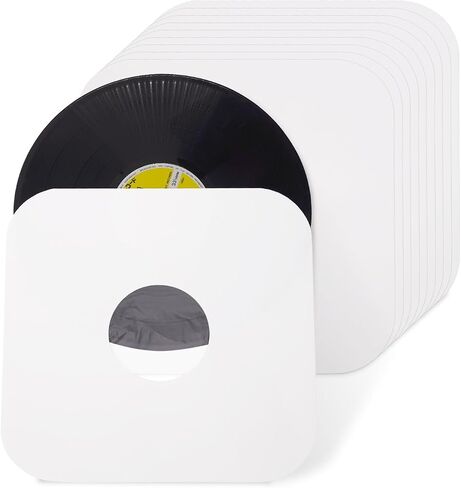 12″ Vinyl Record Inner Sleeves with PO Film, 10pcs Kraft Paper for 33 RPM in Saudi Arabia