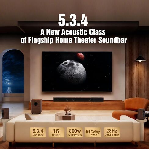 نظام الصوت المحيطي Dolby Atmos 5.3.4 الرائد مع مضخم صوت in Kuwait