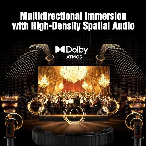 نظام الصوت المحيطي Dolby Atmos 5.3.4 الرائد مع مضخم صوت in Kuwait