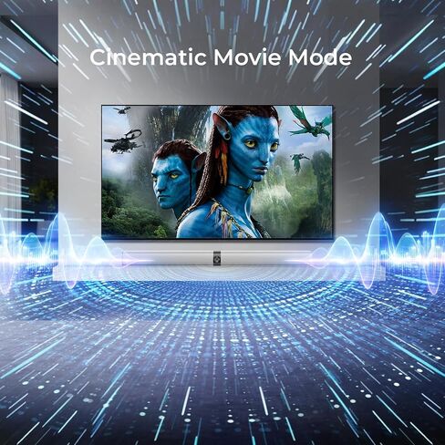 Sound Bar for Smart TV, 80W Soundbar with Bluetooth/ARC/Opt/AUX Connect, Dynamic Volume Boost, 3 Equalizer Modes, 2 in 1 Detachable Soundbar for TV/PC/Gaming/Projectors in Kuwait