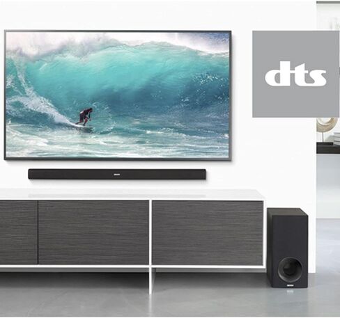 Denon DHT-S316 Home Theater Soundbar System with Wireless Subwoofer, Black in Saudi Arabia