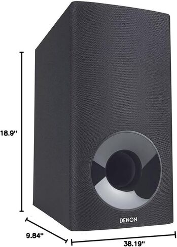 Denon DHT-S316 Home Theater Soundbar System with Wireless Subwoofer, Black in Saudi Arabia