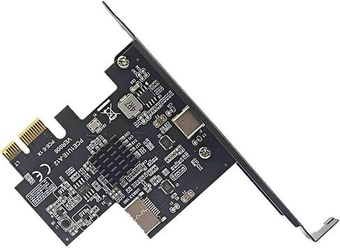 PCIe 3.0 x1 ASM3142 Dual USB3.2 Gen2 10Gbps Expansion Card in Saudi Arabia
