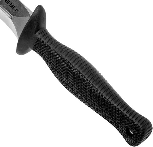 COLD STEEL COUNTER TAC I 5" Japanese AUS8A w/ Stonewash Finish Spear Point Fixed Blade Multi-Purpose Tactical Game Hunting Boot Knife, 4-1/2" Kray-Ex Handle, Weather-Resistant Secure-Ex Sheath in Saudi Arabia