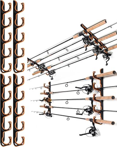 Ghosthorn Fishing Rod Rack,Wall or Ceiling Mounted Pole Holder Garage in Saudi Arabia