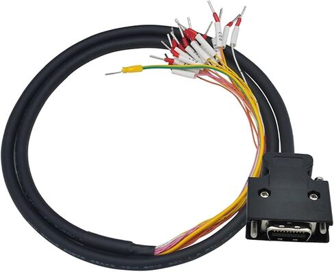 Servo CN1 Interface SCSI20P Connecting Cable Plus Number Tube Terminal 0.5M 1M Pure Copper Signal Cable(0.5M) in Saudi Arabia