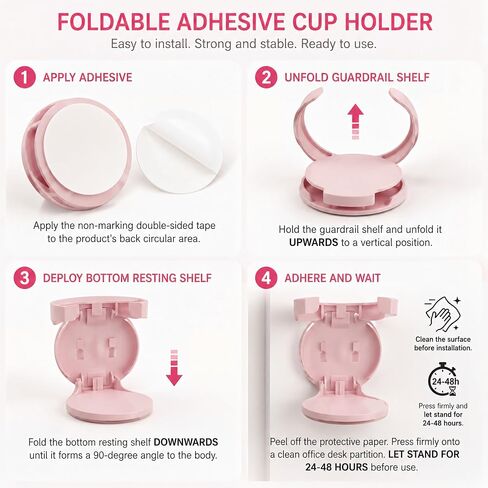 5-in-1 Pink Desk Accessories Set with Neck Pillow and Wrist Rests in Saudi Arabia