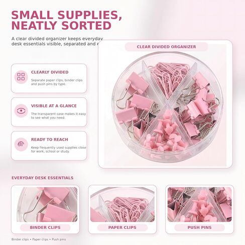 5-in-1 Pink Desk Accessories Set with Neck Pillow and Wrist Rests in Saudi Arabia
