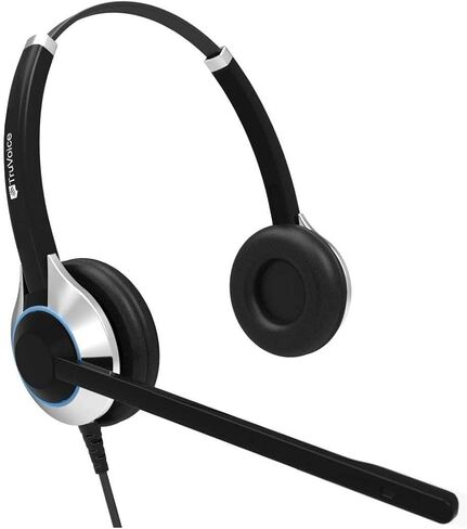 TruVoice JPL Scout 3100 Wireless DECT (PTT) Push-to-Talk Trigger and PJ-7 Adapter HD-550 Duo Headset Bundle for Public Safety Dispatch Consoles in Kuwait