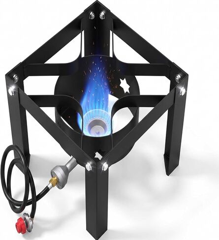 Horyanr Heavy Duty Single Propane Burner 100,000 BTU with 20 PSI Regulator in Kuwait