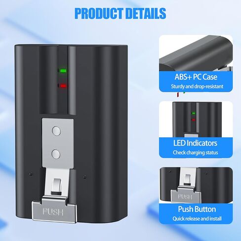 2-Pack 6040mAh Battery for Ring Camera Outdoor in Kuwait