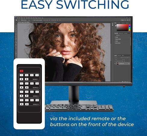 OREI 4x4 USB Matrix Switch - USB 3.2, IR Remote, RS-232, WebGUI, Peripheral in Saudi Arabia