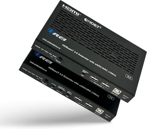 OREI 4K KVM HDMI USB-C Extender Balun HDBaseT 3.0 330ft, RS-232, HDR10+ HLG in Saudi Arabia