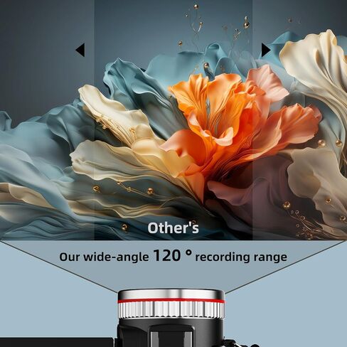 4K 64MP Dual Lens Video Camcorder for Vlogging YouTube, 3.0" Flip Screen Digital Camera Recorder, 18X Digital Zoom Camcorder Kit with External Stereo Microphone, Remote, 64GB Card & 2 Batteries in Kuwait