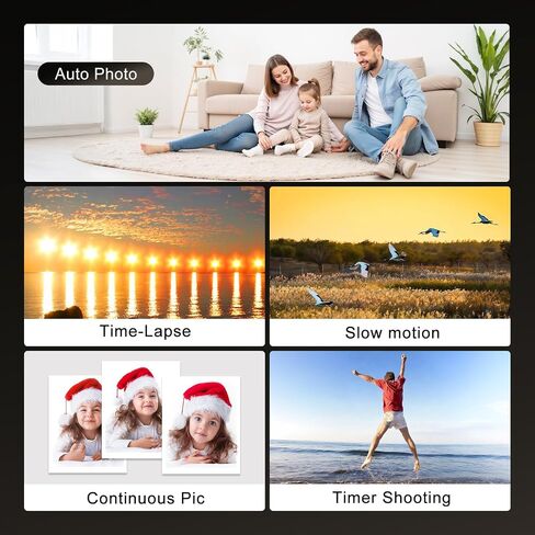 4K 64MP Dual Lens Video Camcorder for Vlogging YouTube, 3.0" Flip Screen Digital Camera Recorder, 18X Digital Zoom Camcorder Kit with External Stereo Microphone, Remote, 64GB Card & 2 Batteries in Kuwait
