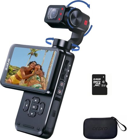 ORDRO M5 5K Camcorder, 3-Axis Gimbal Stabilization Pocket Camera in Saudi Arabia