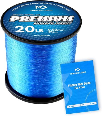 Monofilament Fishing Line, Nylon Mono with Knot Guide Cards in Saudi Arabia