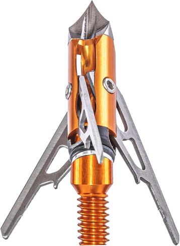 RAGE 3 Blade Chisel Tip X Crossbow Broadhead 1.6" Cut, Orange (60200) in Kuwait