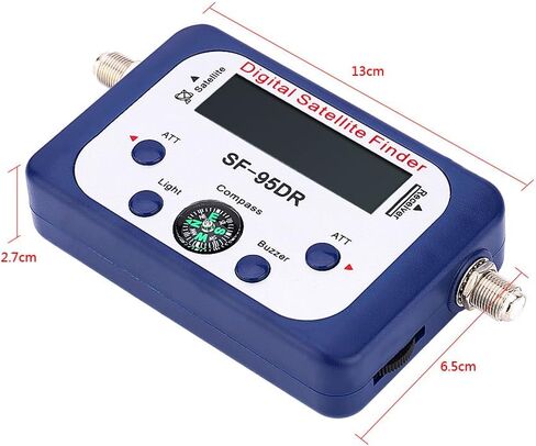 Satellite Finder with LCD Screen Signal Alert and Easy Operation for Efficient Satellite Dish Alignment in Kuwait