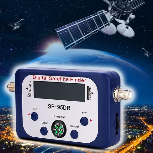 Satellite Finder with LCD Screen Signal Alert and Easy Operation for Efficient Satellite Dish Alignment in Kuwait