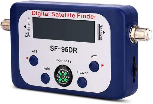 Satellite Finder with LCD Screen Signal Alert and Easy Operation for Efficient Satellite Dish Alignment in Kuwait
