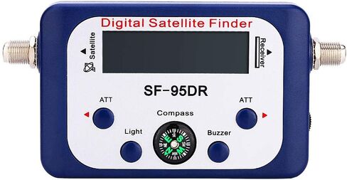 Satellite Finder with LCD Screen Signal Alert and Easy Operation for Efficient Satellite Dish Alignment in Kuwait