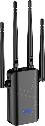 2026 WiFi Extender Signal Booster, Long Range Internet Extender WiFi Booster for Home Wireless Router Amplifier w/Ethernet Port, Best Wi-Fi Repeater Support Most Devices, Network Extender, 1-Tap Setup in Kuwait
