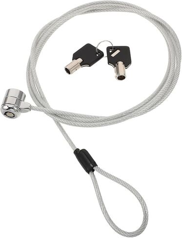 Laptop Locking Cable with Key, 6.6ft Zinc Alloy Security Lock in Saudi Arabia