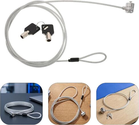 Laptop Security Cable Lock 6.6ft Zinc Alloy Anti-Theft Lock in Saudi Arabia
