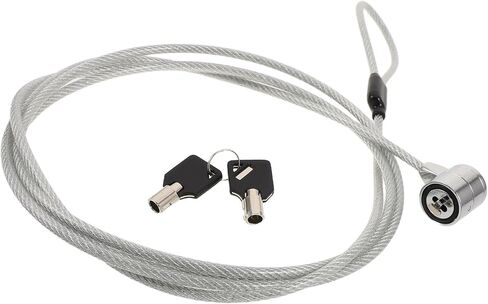 Keyed Laptop Lock Cable 6.6ft Zinc Alloy Security Lock in Saudi Arabia