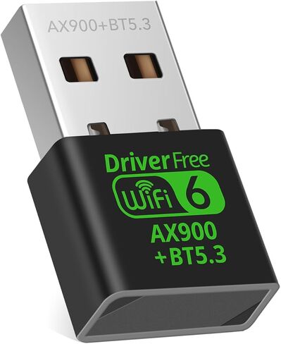 2-in-1 USB WiFi 6 Adapter for Desktop PC & Bluetooth 5.4 Dongle in Saudi Arabia