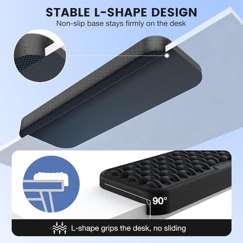 MEKASS L-Shaped Desk Elbow Rest, Memory Foam Elbow Support Padding in Kuwait