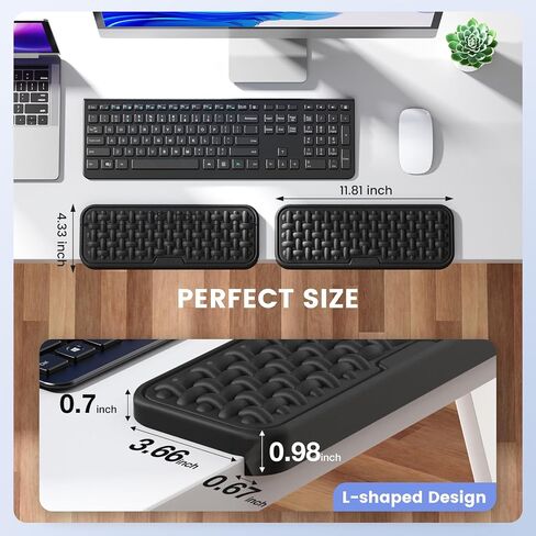 MEKASS L-Shaped Desk Elbow Rest, Memory Foam Elbow Support Padding in Kuwait
