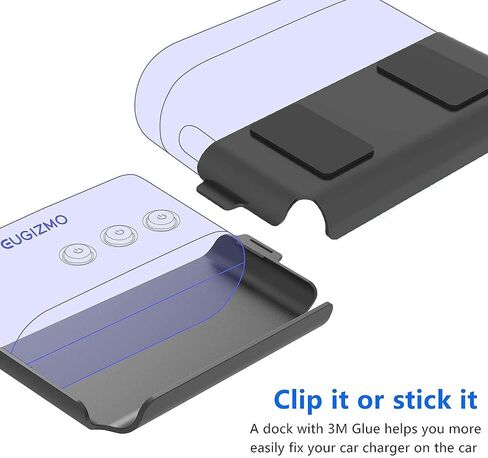 EUGIZMO 7 in 1 Car Cigarette Lighter Splitter,3 Socket 200W Charger Adapter in Kuwait