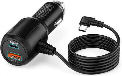 VASTHOME Mini USB Car Charger for Garmin Nuvi & Dezl GPS, PD 20W, 11.5FT in Kuwait