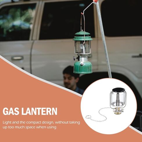 ULTECHNOVO Outdoor Gas Lantern Small Propane Lamp with Storage Bag Camping Tent Fuel Lantern for Emergency Lighting and Heating Outdoor Recreation in Saudi Arabia