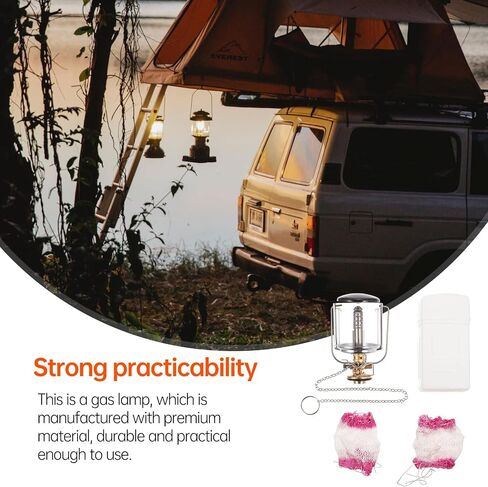 Gas Camping Lantern Outdoor Emergency Light Portable Fuel Lantern for Tent Lighting and Heating, Compact Travel Lamp for Hiking and Camping in Saudi Arabia