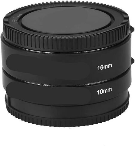 MK-S-AF3A Metal Auto Focus Macro Extension Tube 10mm 16mm for Sony Mirrorless a6300 a6000 a7 a7SII NEX E-Mount Camera Durable in Kuwait
