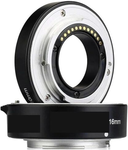 MK-S-AF3A Metal Auto Focus Macro Extension Tube 10mm 16mm for Sony Mirrorless a6300 a6000 a7 a7SII NEX E-Mount Camera Durable in Kuwait