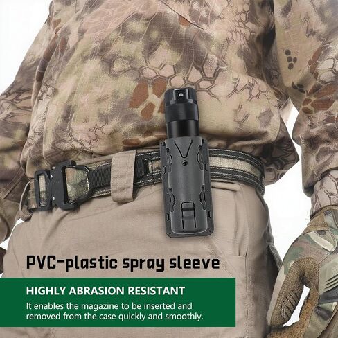 Open-Top Polymer Pepper Spray Holster for MK2-MK4 & Duty Belt in Kuwait