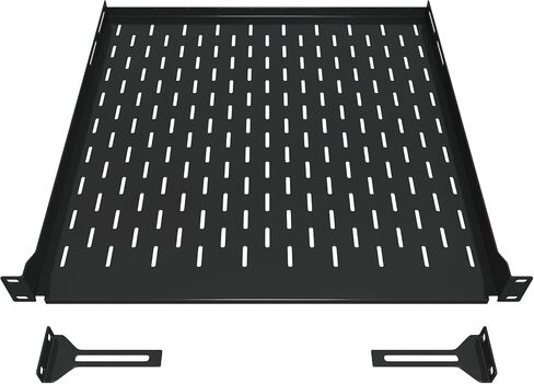 1U Server Rack Shelf (3 Pack) - 4 Post Mount Tray (450mm Depth) - TP1733 in Kuwait