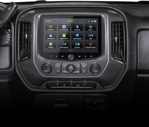 Stinger HEIGH10+ Silverado/Sierra (2014-18) 10.1" HD Touchscreen Car Stereo, Wireless Apple CarPlay/Android Auto Radio, Bluetooth Receiver Head Unit, GPS, Vehicle Info Gauges, Audio EQ, Camera Inputs in Saudi Arabia
