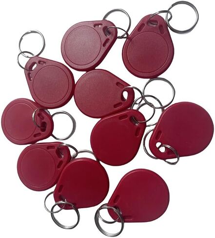 10pcs MF Classic 1K RFID Fob 13.56mhz ISO14443A Key for Hotel Door Entry Access Control... (mix) in Saudi Arabia