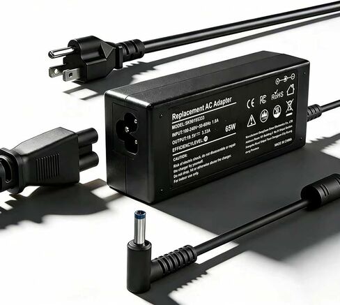 شاحن الكمبيوتر المحمول الجديد النحيف 65 واط يناسب شاحن الكمبيوتر المحمول HP USB C للكمبيوتر in Kuwait