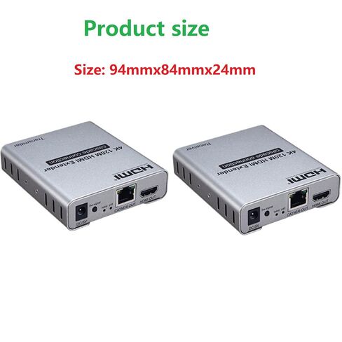 4K 120M HDMI موسع فوق Cat5e/6 RJ45 كابل إيثرنت 4K @ 30HZ الصوت والفيديو الخائن يصل إلى 120M دعم الكمبيوتر المحمول DVD TV ملحق جديد in Kuwait