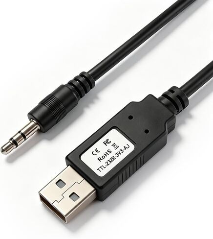 TTL-232R-3V3-AJ USB to UART Cable with +3.3V TTL Level UART Signals FT232RQ Chip Debug Cable for Arduino/Raspberry Pi/ESP32 Compatible with Windows//Linux/MAC OS. in Saudi Arabia